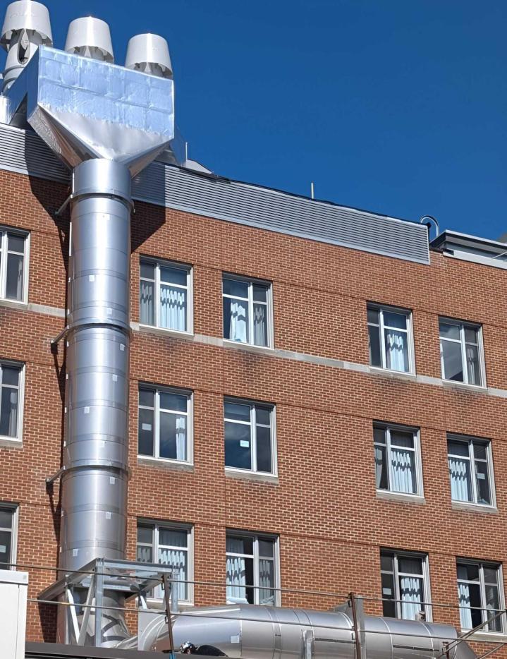 Fabrication de cheminée industrielle Saint-Colomban